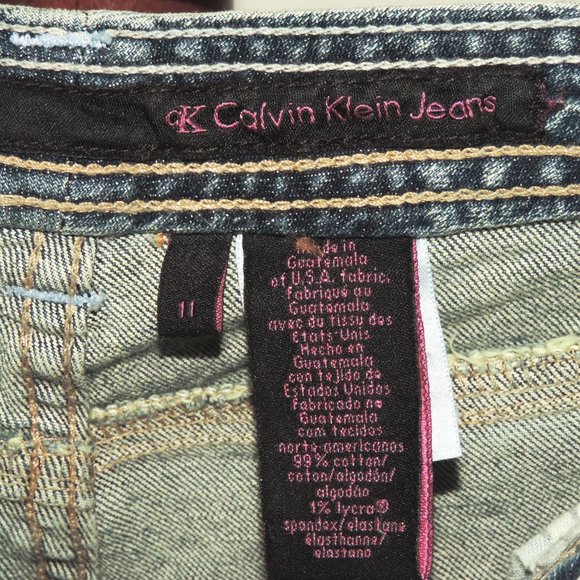 Calvin Klein Boot Cut Stretch Denim Jeans - Picture 4 of 7